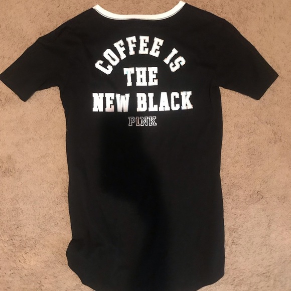 PINK victoria secret oversized top - Picture 2 of 2